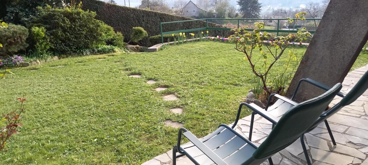 Terrasse, Jardin,, Appartement 80M², Vue Montagne, Wifi, Bureau Bagnères-de-Bigorre Esterno foto